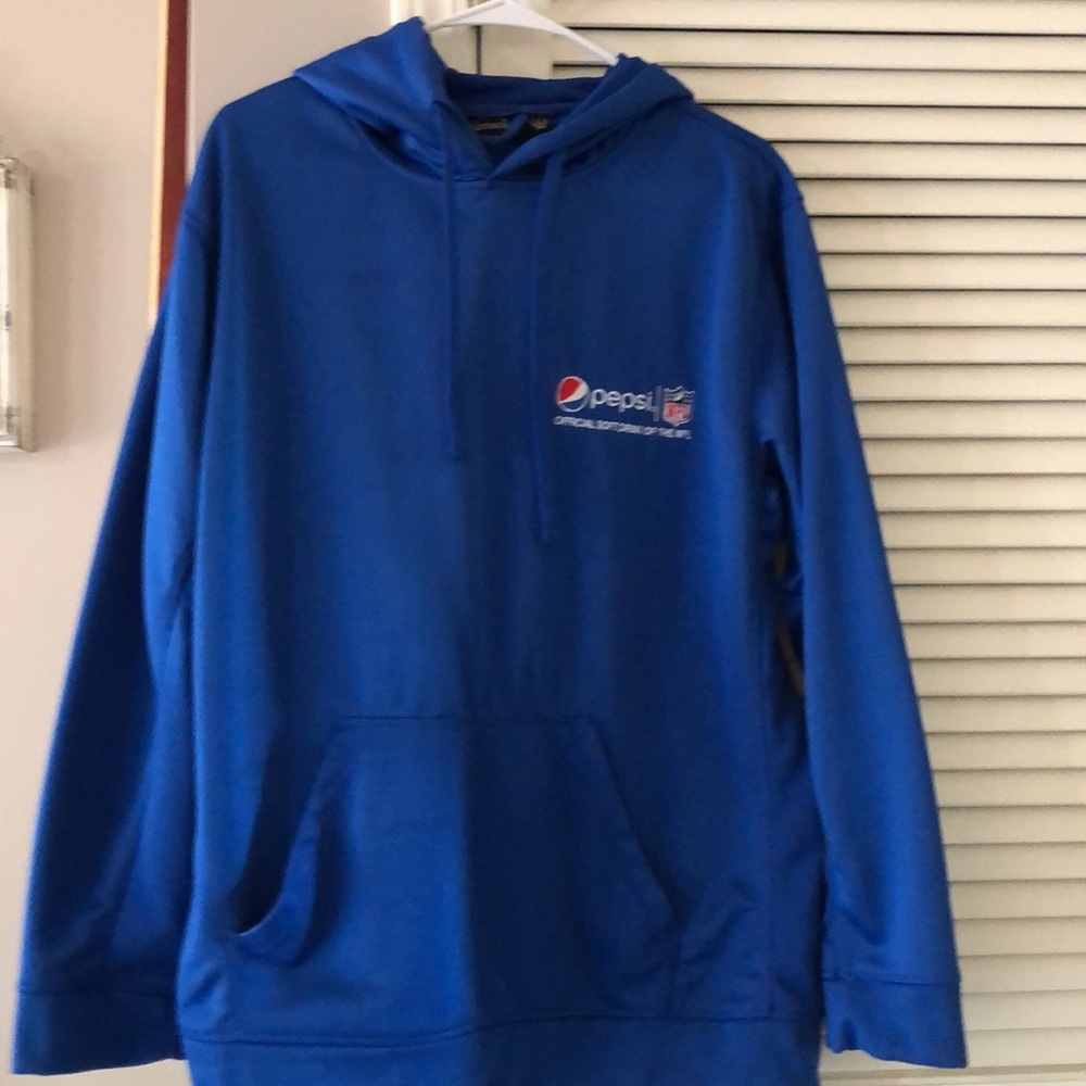 Dunbrooke Cobalt Blue Pepsi NFL Hoodie, size L